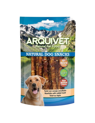 Arquivet Twist conejo enrollado 13cm 100g