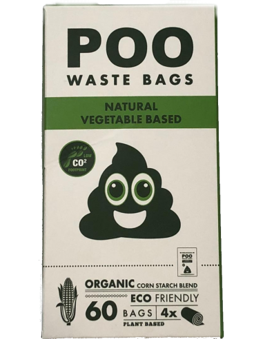 Poo Waste Bags: Bolsas higiénicas biodegradables ECO. M-Pets