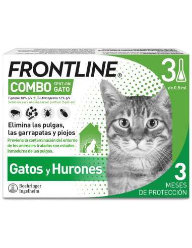 Frontline combo Gato y Hurones