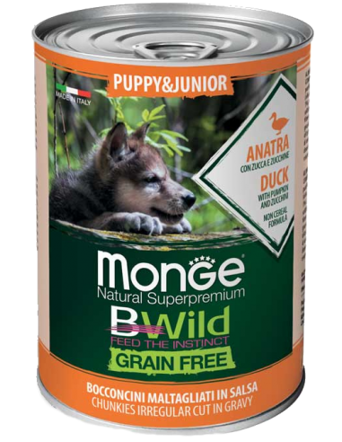 MONGE BE WILD. Grain free. Puppy Junior