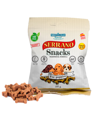 Snacks Puppy. Pollo. Mediterranean Serrano