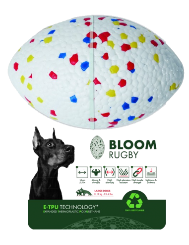 Pelota Bloom Rugby ECO. M-pets