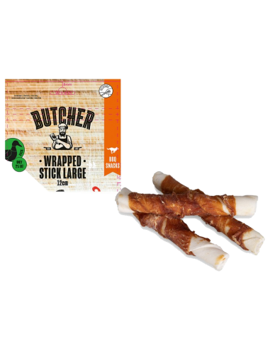 Snack Wrapped Stick large 12cm Pato. Butcher