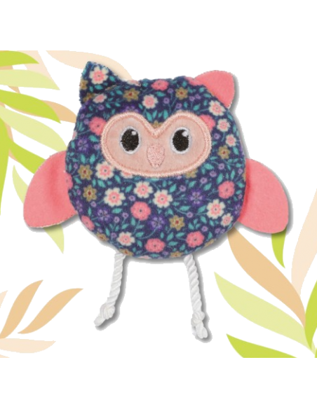 Juguete Ethicat Flor Búho ECO. ZOLUX gato.