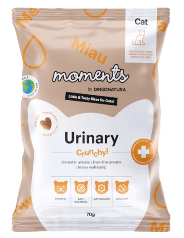 Moments Gato. Snacks Urinary.