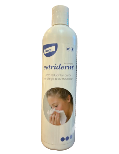 Vetriderm. Loción para personas alérgicas a animales. 350ml