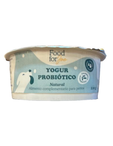 Yogur con probióticos 110g. Perro y gato. Food For Joe