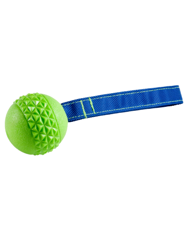 Pelota TPU olor manzana 6.3cm con cuerda. Vadigran