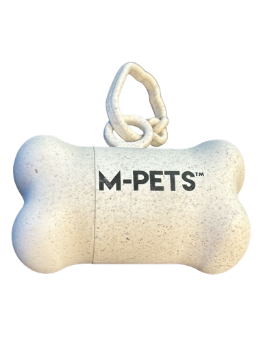 Dispensador bolsas heces Bambú ECO. M-pets