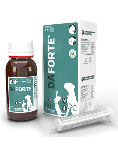 DaForte Gel (probiótico antidiarreico). Perro y gato.