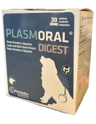 Digest Plasmoral (diarrea crónica, prebióticos). Perro grande