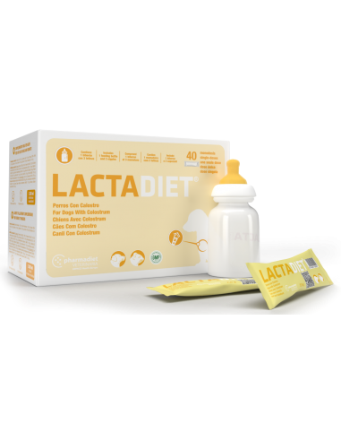 LactaDiet. Leche con calostro. Perro y roedor.