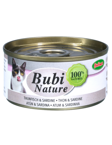 Bubi Nature. Atún con Sardina. Gato 70g