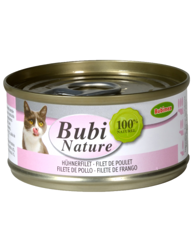 Bubi Nature. Filete de pollo. Gato. 140g