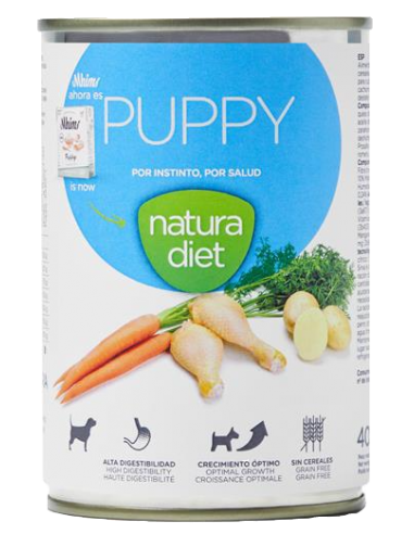 Natura Diet Dog. Lata Puppy 400g