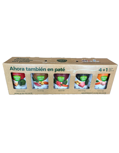 Natura Diet Dog. Pack 4 latas + 1 gratis. 400g