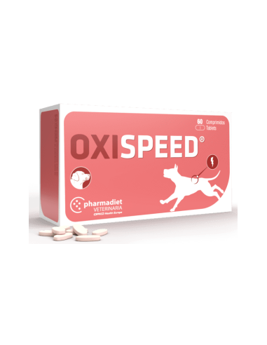 OxiSpeed (Augmenta la energía, con Jalea Real, multivitamínico). 60 comprimidos. Perro