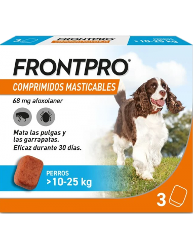 FRONTPRO. Antiparasitario oral para perros.