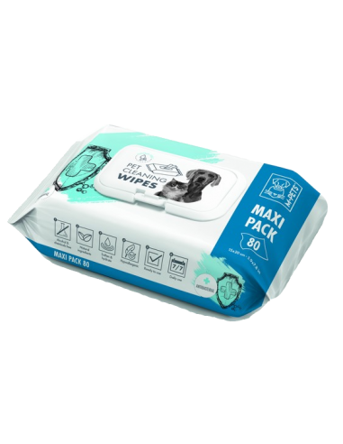 Toallitas Antibacteriana 80u. Maxi pack. M-pets