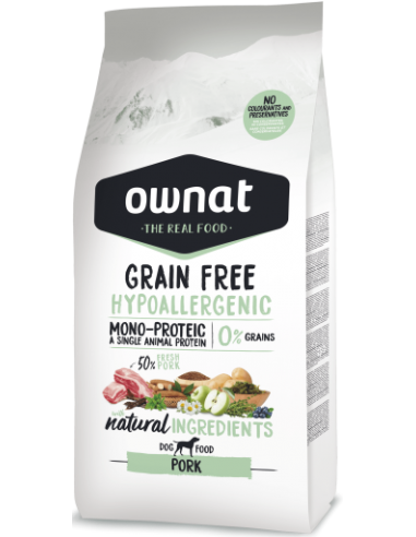 Ownat Grain free HYPOALLERGENIC Cerdo