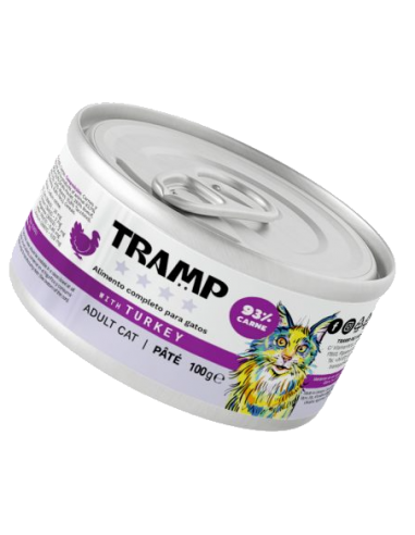 Tramp. Lata pavo en paté. 100g. Gato