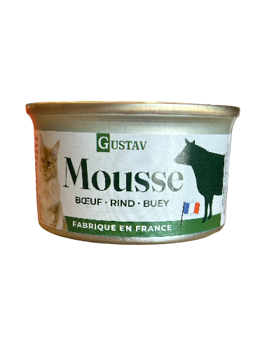 Gustav. Mousse buey 85g.