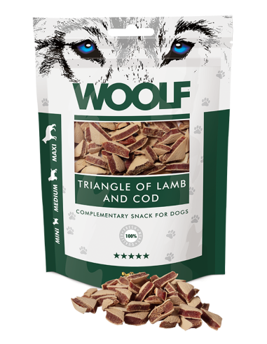 Woolf Triangulitos Cordero y Bacalao 100gr