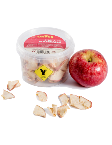 MiniOrycs Snacks Manzana 75gr. Conejos y roedores