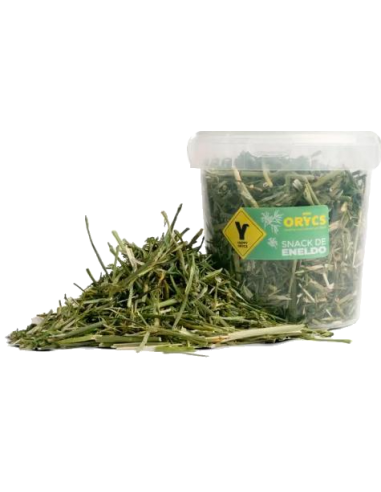 MiniOrycs Snack Eneldo 100gr (antidiarreico y antifúngico). Conejo y roedor