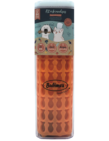 Bubimex. Kit Molde para helados y galletas, con tupper en forma de pez.