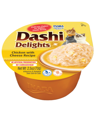 DASHI Delights. Pollo y queso. Gato