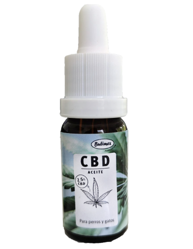 Aceite CBD 2.5% y 5% (relajante, antinflamatorio y analgésico). Bubimex