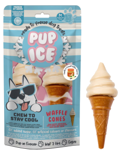 Helado cucurucho vainilla y...